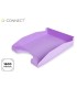 Bandeja sobremesa plastico q connect lavanda opaco 240x70x340 mm