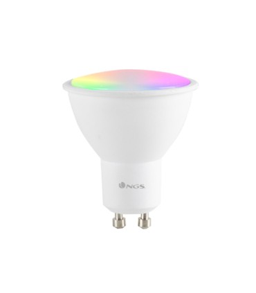 Bombilla ngs bulb wifi led gleam 510c halogena colores 5w 460 lumenes base gu10 regulable en intesidad