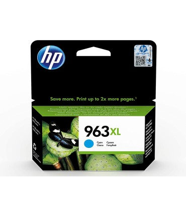 Ink jet hp 963 xl officejet pro 9010 9020 9022 9023 9025 cian 1600 paginas