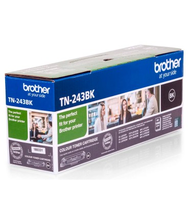 Toner brother tn243bk dcp l3510cdw hl l3270cdw mfc l3710cw negro 1000 paginas