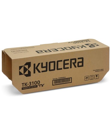 Toner kyocera tk 3100 ecosys m3040 m3540 fs 2100 4200 negro 12500 paginas