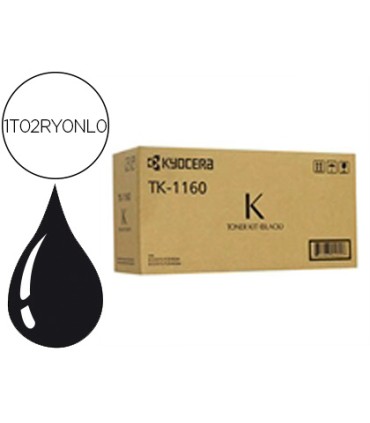 Toner kyocera tk 1160 ecosys p2040dn negro 7200 paginas