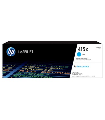 Toner hp 415x laser color m454 mfp m479 cian 6000 paginas