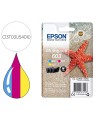 Ink-jet epson 603 xp-2100 / 2105 / 3100 / 4100 / wf-2810 / 2830 / 2835 / 2850 multipack 3 colores amarillo