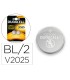 Pila duracell alcalina boton cr2025 blister 2 unidades