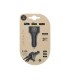 Cargador tech one tech 24 coche mechero doble para iphone usb micro type c color negro