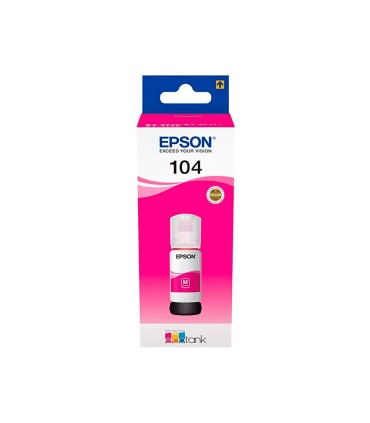 Tinta epson ecotank 104 et 2710 2711 2712 2720 2726 4700 magenta 7500 paginas