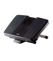 Reposapies fellowes ultimate serie professional ajustable 3 alturas negro 100x388x338 mm