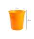 Papelera plastico q connect naranja translucido 13 litros 275x285 mm