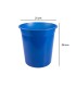 Papelera plastico q connect azul translucido 13 litros 275x285 mm