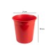 Papelera plastico q connect rojo opaco 13 litros 275x285 mm