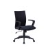 Silla giratoria q connect base nylon regulable en altura 895110mm alto 580mm ancho 550mm profundidad negro