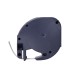 Cinta q connect 12mm x 4mt negro ultra azul para maquina letratag
