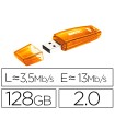 Memoria usb emtec flash c410 128 gb 2.0 naranja