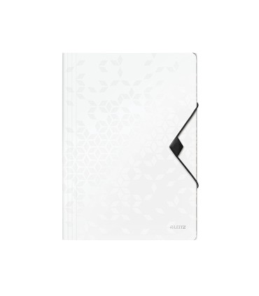 Carpeta leitz wow gomas solapas polipropileno din a4 color blanco