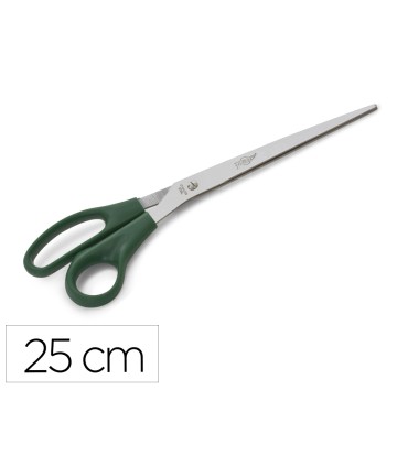 Tijera oficina faibo acero inoxidable 25 cm empunadura ergonomica en blister