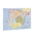 Mapa mural faibo espana y portugal autonomico plastificado enrollado 98x134 cm