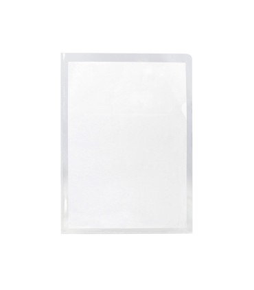 Carpeta dossier unero plastico q connect folio 120 micras transparente