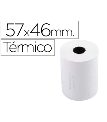 Rollo sumadora exacompta termico 57 mm x 46 mm 55 g m2 sin bisfenol a