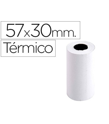 Rollo sumadora exacompta termico 57 mm x 30 mm 55 g m2 sin bisfenol a