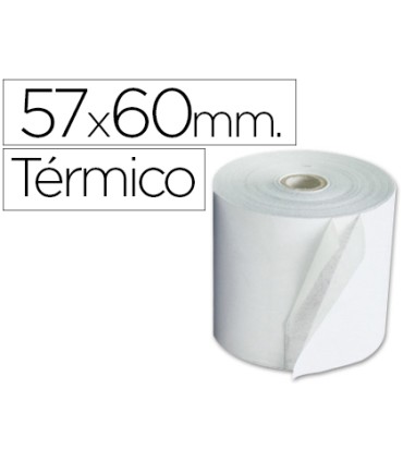 Rollo sumadora exacompta termico 57 mm x 60 mm 55 g m2 sin bisfenol a