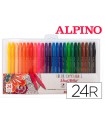 Rotulador alpino dual artist color experience estuche de 24unidades colores surtidos