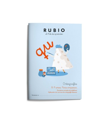 Cuaderno rubio ortografia 8 9 anos para empezar