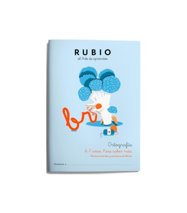 Cuaderno rubio ortografia 6 7 anos para saber mas