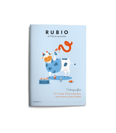 Cuaderno rubio ortografia 6 7 anos para empezar