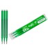 Recambio boligrafo pilot frixion ball verde caja de 3 unidades