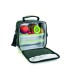 Bolsa porta alimentos ibili lunch away green termica asa 2 recipientes tapa hermetica y bandeja 22x22x12 cm