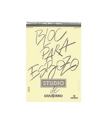 Bloc dibujo esbozo canson din a4 microperforado 21x297 cm 100 hojas grano fino 90 gr m2