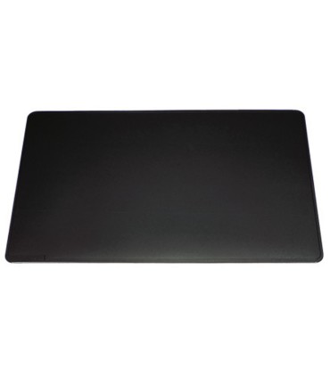 Vade sobremesa durable negro antideslizante contorneado 65x52 cm