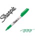 Rotulador sharpie permanente punta fina verde