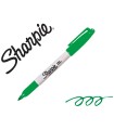 Rotulador sharpie permanente punta fina verde