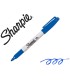 Rotulador sharpie permanente punta fina azul