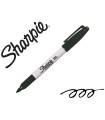 Rotulador sharpie permanente punta fina negro