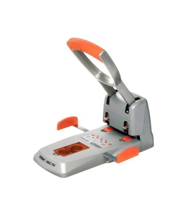 Taladrador rapid hdc150 supreme metalico abs plata naranja capacidad 150 hojas