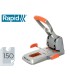 Taladrador rapid hdc150 supreme metalico abs plata naranja capacidad 150 hojas