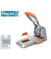 Taladrador rapid hdc150 supreme metalico/abs plata/naranja capacidad 150 hojas