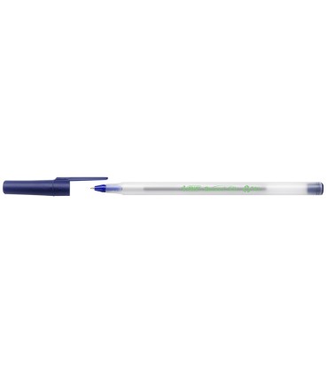 Boligrafo bic ecolutions round stic azul