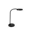 Lampara de oficina cep flex plastico led de 4w brazo flexible tactil color negro 160x600 mm