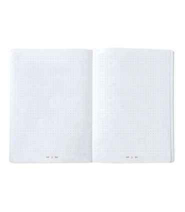 Libreta quo vadis life journal infinite dots puntos 15x21 cm 224 hojas tapa similpiel rosa