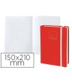 Libreta quo vadis life journal infinite dots puntos 15x21 cm 224 hojas tapa similpiel rojo