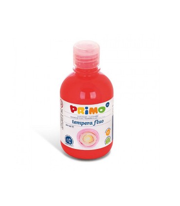 Tempera liquida primo escolar 300 ml rojo fluorescente