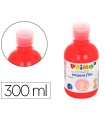 Tempera liquida primo escolar 300 ml rojo fluorescente