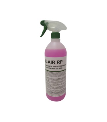 Ambientador spray ikm k air aroma ropa limpia botella de 1 litro