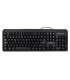 Teclado q connect negro con cable 15 m compatible windows