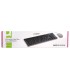 Set teclado raton inalambrico q connect 24g negro compatible windows