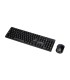 Set teclado raton inalambrico q connect 24g negro compatible windows